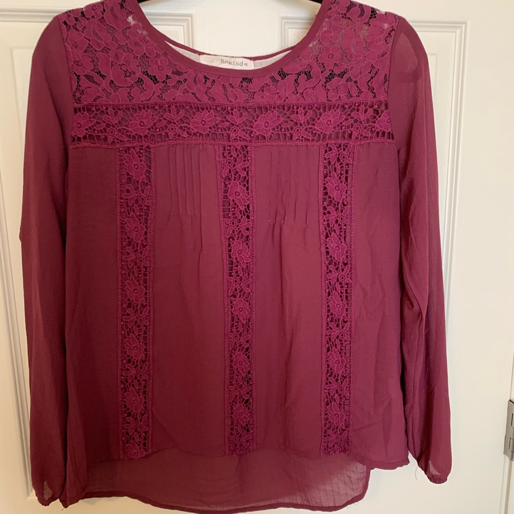 Maroon long sleeve